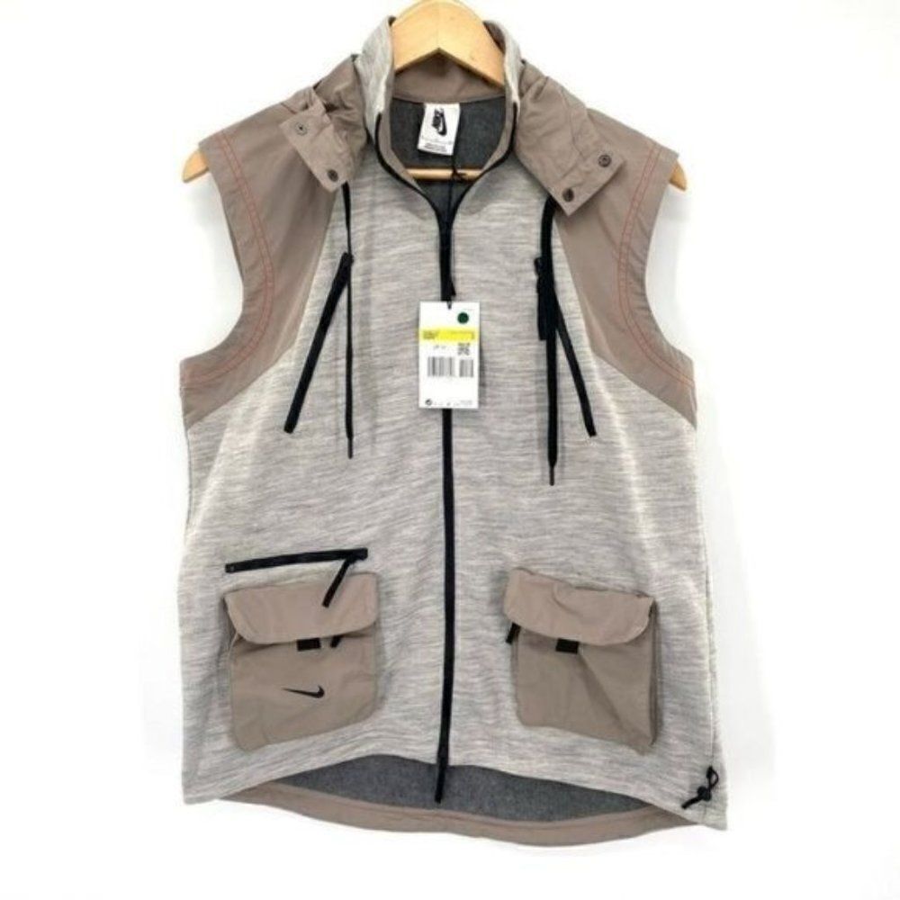 Nike Women’s AAE 3.0 Vest in Sepia Stone New - Picture 7 of 16